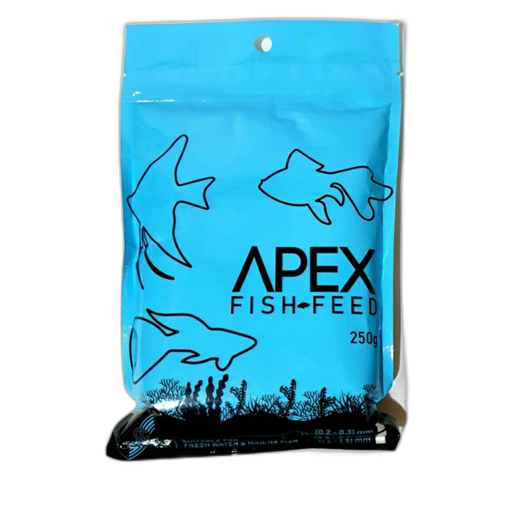 APEX FISH FEED 250G (1.2-1.5)MM – The Fish Stop