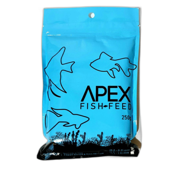 APEX FISH FEED 250G (1.2-1.5)MM