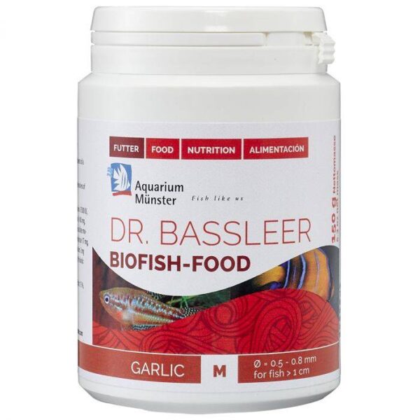 DR. BASSLEER BIO FISH-FOOD GARLIC M 600G